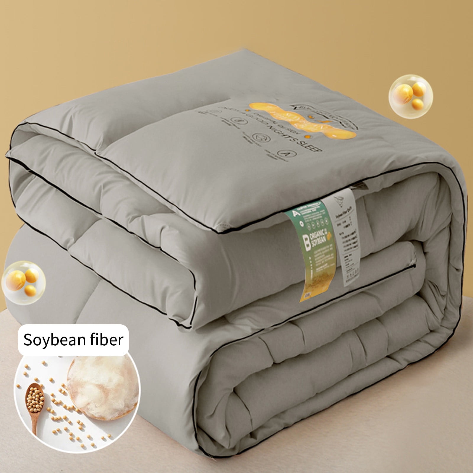 Kezqiaxn Twin xl Comforter Down Comforter Full Size 78.7x59In Quilting Supplies Lightweight Comforter Duvet Insert, Soft Medium Warmth All Season Comforters Gray