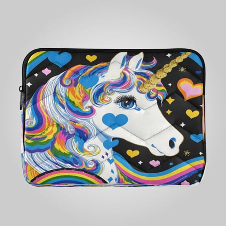 RMDQTR 13in Laptop Bag Briefcases Computer Inner Bags Computer Bags Laptop Sleeves Work Travel School Bag 80s-inspired Unicorn