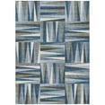 thumbnail image 2 of Addison Rugs Chantille Indoor/Outdoor Transitional Squares Denim Washable Rectangle Rug, 9' x 12', 2 of 6