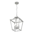 thumbnail image 6 of Hunter - Laurel Ridge 4-light Brushed Nickel, Medium Size Pendant Light, Dimmable, Formal Style, Lantern Shaped, for Bedrooms, Dining, Living Rooms - 19067, 6 of 9