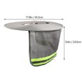 thumbnail image 2 of LOVEVER 2pcs Wide Brim Hard Hat Covers Construction Hat Sun Shade Neck Protector Helmet Sun Visor, 2 of 8