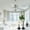 Chrome, variant on Cusp Barn 52inch Modern Glam Crystal Ceiling Fan with Light and Remote, 6 Speeds DC Motor Reversible Ceiling Fans