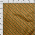 thumbnail image 3 of oneOoneCottonPoplinOrangeFabricTribalQuiltingSuppliesPrintSewingFabricByTheYard56InchWide, 3 of 4