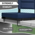 thumbnail image 5 of Stadium Seats with Back Support – Bleacher Chairs with Cushion, Portable Folding Stadium Chair with Removable Cushion and Large Pocket for School Events Sports Game, 5 of 14