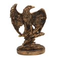 thumbnail image 1 of Figura de águila Colección decorativa Estatua de pájaro Estatua de resina Escultura animal bronce, 1 of 9