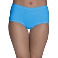 thumbnail image 2 of Fruit Of The Loom Womens Cotton Boyshort Panties 6-Pack, 7, Assorted, 2 of 5