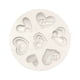 thumbnail image 4 of Molde De Fondant Molde de silicona con forma de corazón para labios blancos, 1 juego, para chocolate, fondant, para San Valentín (3 unidades) JASKFLY, 4 of 9