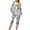 Grey-c, variant on Pajamas For Women Set Soft Comfortable Outfit Long Sleeve Top With Pants Cozy Home Wear Sleepwear Loungewear Nightwear Nightclothes Homewear