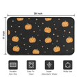 thumbnail image 5 of Halloween Pumpkin Non Slip Washable Door Mat Horror Pumpkin Ghost Doormat Funny for Door Kitchen Bathroom Bedroom Crystal Velvet 30x17 Inches, 5 of 7