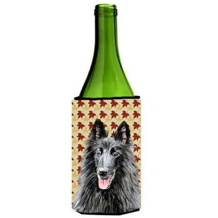 

Belgian Sheepdog Fall Leaves Portrait Wine bottle sleeve Hugger