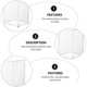 thumbnail image 4 of Desktop Storage Pencil Case for Home Use Transparent Acrylic Small Items Organizer 4Pcs, 4 of 4