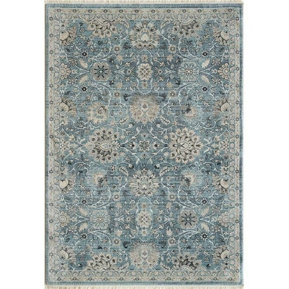 Dynamic Rugs JN246883500 2 ft. x 3 ft. 11 in. Juno 6883 Rectangle Transitional Area Rug - 500 Light Blue