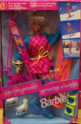 winter barbie set