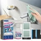 thumbnail image 4 of Limpiador de baño y desincrustante líquido para cristales | Elimina manchas difíciles, suciedad y cal de azulejos, bañera, grifo e inodoro | Incluye 2 paños de limpieza y 2 cepillos, 4 of 9