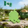 thumbnail image 1 of Yusimy Movable St. Patrick's Day Four - Leaf Clover Ornament, 1 of 7