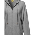 thumbnail image 3 of FashionOutfit Women's Casual Solid Loose Fit Drop Shoulder Long Sleeve Sweatshirt, 3 of 4