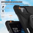 thumbnail image 6 of for Xiaomi Pad 7 Pro/ Xiaomi Pad 8 Pro 11.2 inch Case, 360 Rotatable Handle Stand, Shoulder Strap, Drop-Proof Design, Black, 6 of 7