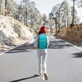 thumbnail image 4 of 1 Uds. Mochila ligera y plegable de 40L para senderismo, viajes, Camping, resistente al agua, plegable, para viajes al aire libre, verde40L, 4 of 8
