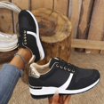 thumbnail image 6 of Sneakers for Women Fashionable Casual Platform With Lace Up Design For Comfortable Daily Wear, 6 of 7