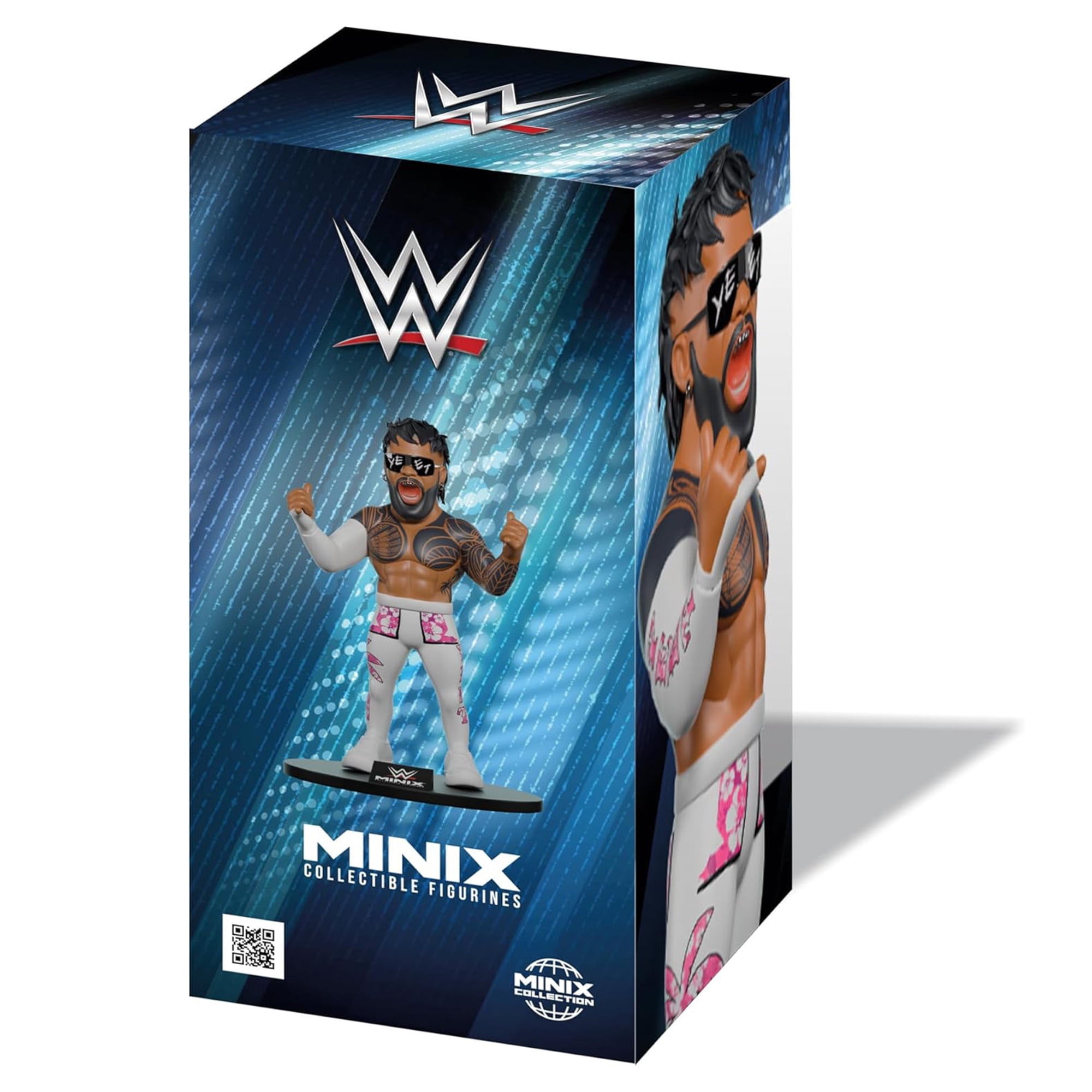 Jey Uso - WWE Minix Collectible Figurine (4.7 inch) Minix WWE Toy Wrestling Action Figure