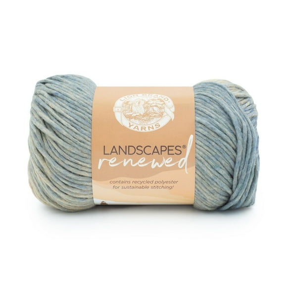 Lion Brand Landscapes Renewed Yarn Southwind #4 Medium/ Worsted Yarn 150g/ 212m, 3-CT