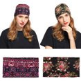 thumbnail image 4 of 2 Pcs Bandeau Vintage Extensible pour Femmes pour Danse Fête, 4 of 10
