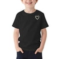 thumbnail image 5 of Asxite Toddler Tshirt Rhinestone Print Short Sleeve Crew Neck Fashion Casual Breathable Summer Tops 1-13Y, 5 of 7