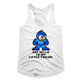 thumbnail image 1 of Mega Man Gaming Say Hello To My Little Friend Ladies  Racerback Tank Top Shirt, 1 of 2
