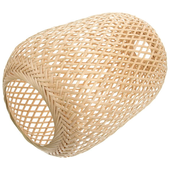 Woven Lampshade Pendant Lamp Shade Decorative Bamboo Lamp Shade for Hotel Farmhouse