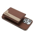 thumbnail image 2 of Allytechgroup Case for Apple iPhone 16 Pro Max, 2-in-1 Detachable Card Holder Magnetic RFID Blocking Wallet [Compatible with MagSafe] Stand PU Leather Cover with Credit Card Slots/Cash Slot, Brown, 2 of 13
