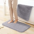 thumbnail image 6 of ASXITE Bath Mats for Bathroom Floor,Bathroom Rugs Sets,Plush Thick Floor Mat Carpet Simply Kitchen Bathroom Door Mat Bathroom Absorbent Mat, 6 of 6