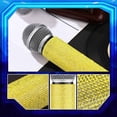 thumbnail image 4 of 2X Cubierta Manejar del MicróFono, con Manejar MicróFono con Diamantes ImitacióN Brillantes para Fiestas y Programas TelevisióN,para MayoríA los MicróFonos InaláMbricos,Dorado, 4 of 5