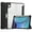 Black, variant on iPad Mini 6 Case, iPad Mini 6th Generation Case with Pencil Holder, TECHCIRCLE Trifold Folio Stand Hard PC Translucent Frosted Back Cover Auto Wake/Sleep for iPad Mini 6 Case 8.3 Inch - Darkblue