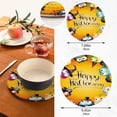 thumbnail image 3 of SKYSONIC Happy Halloween Owls Pot Holders Trivets, 2 Pcs Heat Resistant Trivets,Cute Witch Hat Cotton Thread Weave Mats for Hot Pads Pans Pot Bowl Teapot for Kitchen Decor, 3 of 7