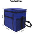 thumbnail image 2 of Foldable cooler bag, picnic bag, cooler bag, lunch bag, ice bag, ice bag, mini foldable cooler bag, mini cooler bags, small foldable thermal bag, insulated lunch bag, cooler for picnic, 2 of 5