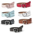 thumbnail image 2 of QNEY Children Faux Leather Belt Kids Cute Peach Heart Buckle Belts Girls Waist Belt, 2 of 5