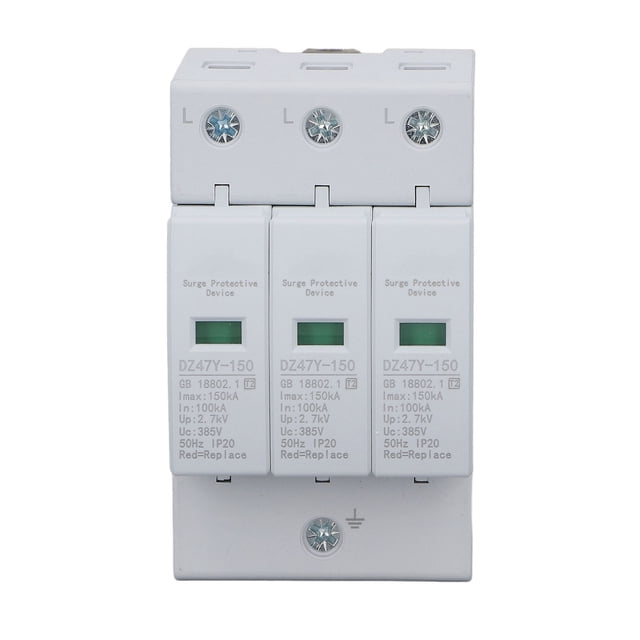 House Surge Protective Device, House Surge Protector PC Shell Safe To Use 385V For Home 3P,4P