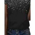 thumbnail image 4 of Gvmfive Women Tops Summer Short Sleeve Tops Round Neck Casual T-shirt, 4 of 4