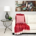 thumbnail image 2 of Parkland Collection Transitional Checkered White 18" x 18" Pillow, 2 of 7
