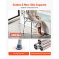 thumbnail image 5 of KFFKFF Sliding Shower Chair with 400 lbs Capacity, Tub Transfer Bench for Bathtub Featuring Swivel Seat, Padded Arms and Backrest, Adjustable Height for Adults, Seniors, and Individuals, 5 of 9