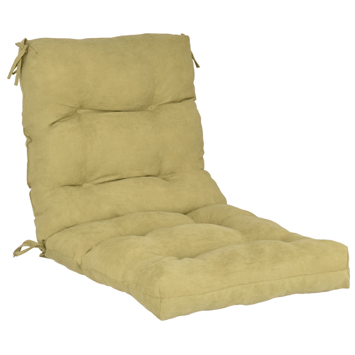 42" seatback chair cushion tufted pillow indoor outdoor