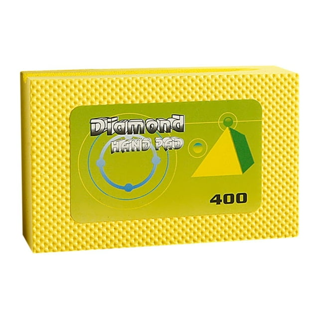 Almohadilla de pulido manual Almohadilla de pulido Práctica Respaldo de espuma ligero Profesional grano 400
