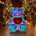 thumbnail image 6 of Dvumao Home Decor, February 14 Festive Gift For Girlfriend Glowing Colorful Bear Gift Suitable For Christmas Gifts Home Decor Ornament, Women Gifts, 6 of 9