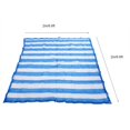 thumbnail image 3 of Toldo parasol rectangular antienvejecimiento con cuerdas y protección UV para jardín, patio y balcón, 3 of 8