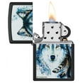 thumbnail image 3 of Zippo Lindsay Kivi Black Matte Pocket Lighter, 3 of 6