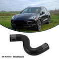 thumbnail image 3 of Manguera del radiador de Unique Bargains, manguera de calefacción del radiador, manguera de salida del radiador para Porsche Cayenne 2009 No. 95510632210, tubo de refrigerante de goma negro 1 Pc, 3 of 6