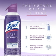 Lysol Air Sanitizer Spray for Air Sanitization and Bacterial Odor Elimination, Air Freshener Alternative, Light Breeze Scent, 10 oz