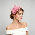 thumbnail image 2 of MuXiKeJi Clothes Headband with Feather, Women's Tea Party Hat for , Wedding, Fancy Dress Party, 2 of 4