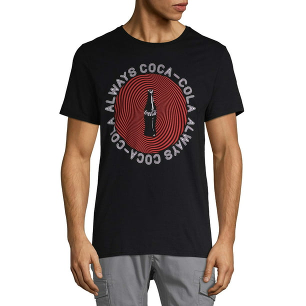 Coca Cola Men S Coca Cola Coke Optical Bottle Graphic T Shirt - coca cola machine t shirt roblox