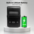 thumbnail image 2 of Imprimante d'Étiquettes Thermique Portable 58 mm Sans Fil BT Mini Imprimante d'Étiquettes Imprimante de Codes-Barres avec Batterie Rechargeable Compatible avec Android iOS Windows pour Vêtements de Détail Bijoux Étiquette de Prix Étiquette d'Entrepôt, 2 of 8